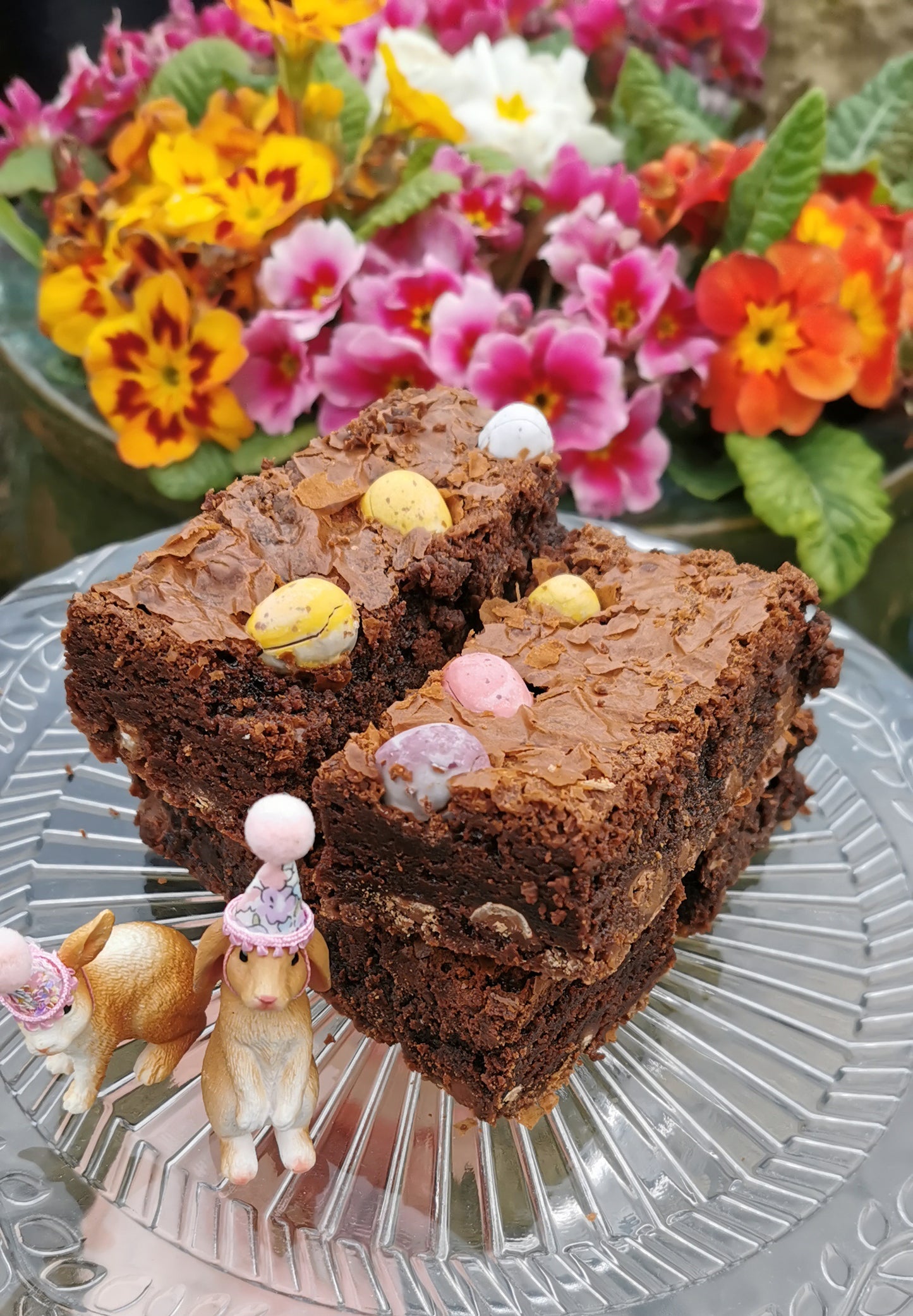 Mini Egg Brownies