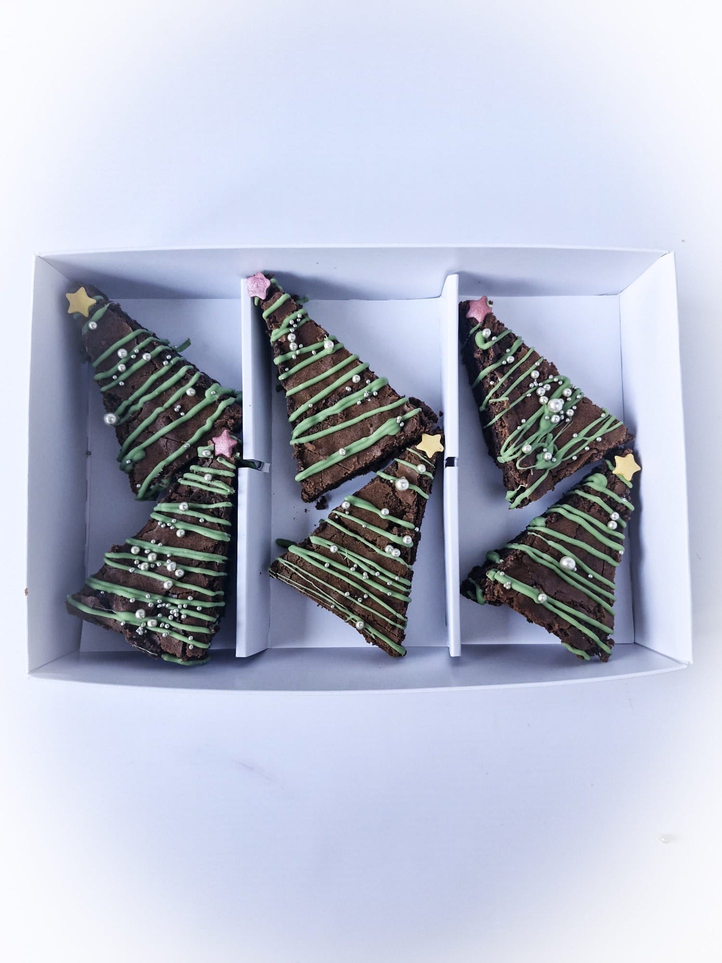 Christmas Tree Brownies