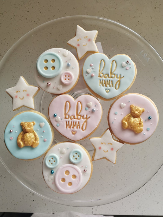 Baby Shower/New Baby Iced Biscuits