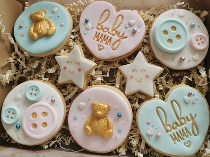 Baby Shower/New Baby Iced Biscuits