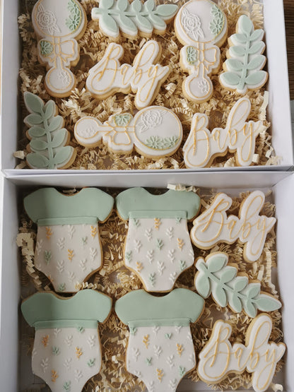 Baby Shower/New Baby Iced Biscuits