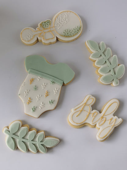 Baby Shower/New Baby Iced Biscuits