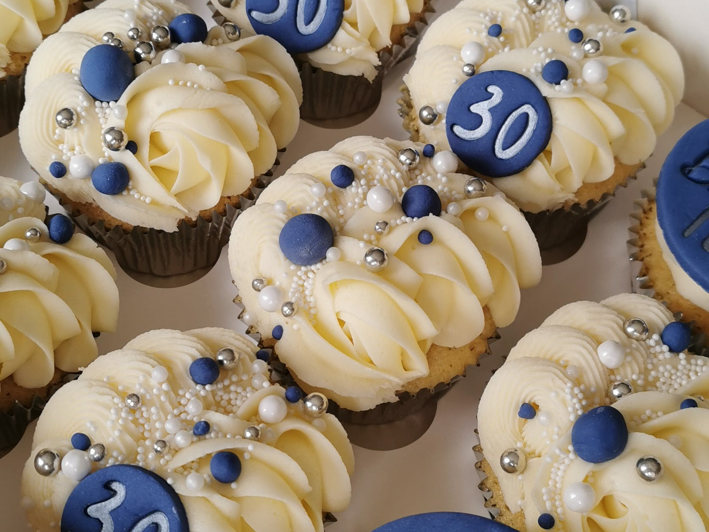 Birthday Cupcakes - Fondant Numbers