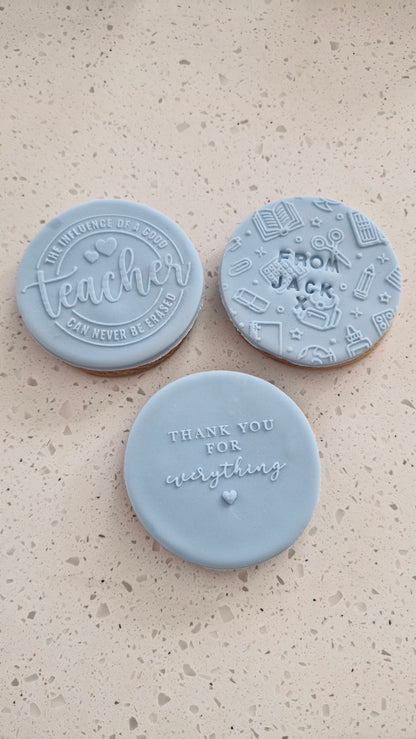 Teacher Gift Biscuits