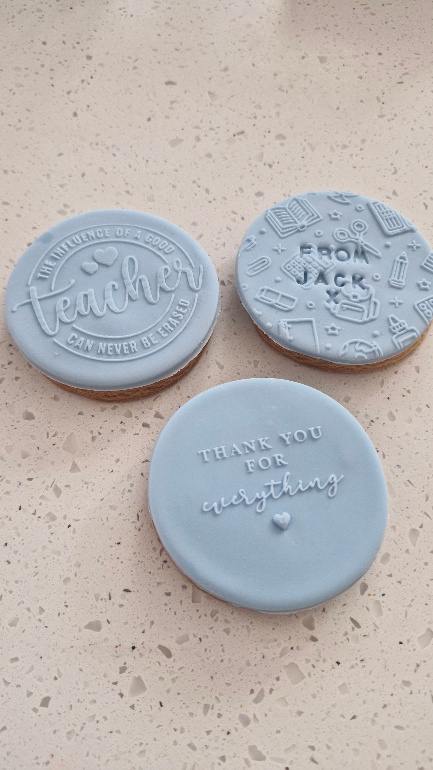 Teacher Gift Biscuits