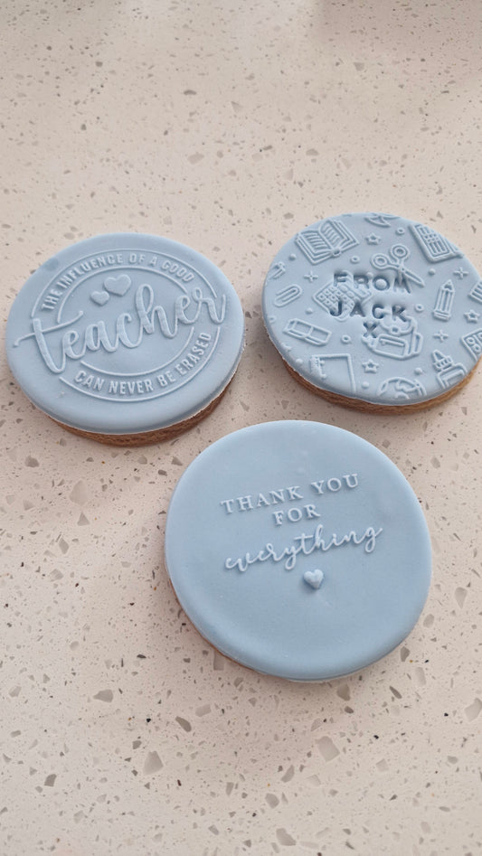Teacher Gift Biscuits