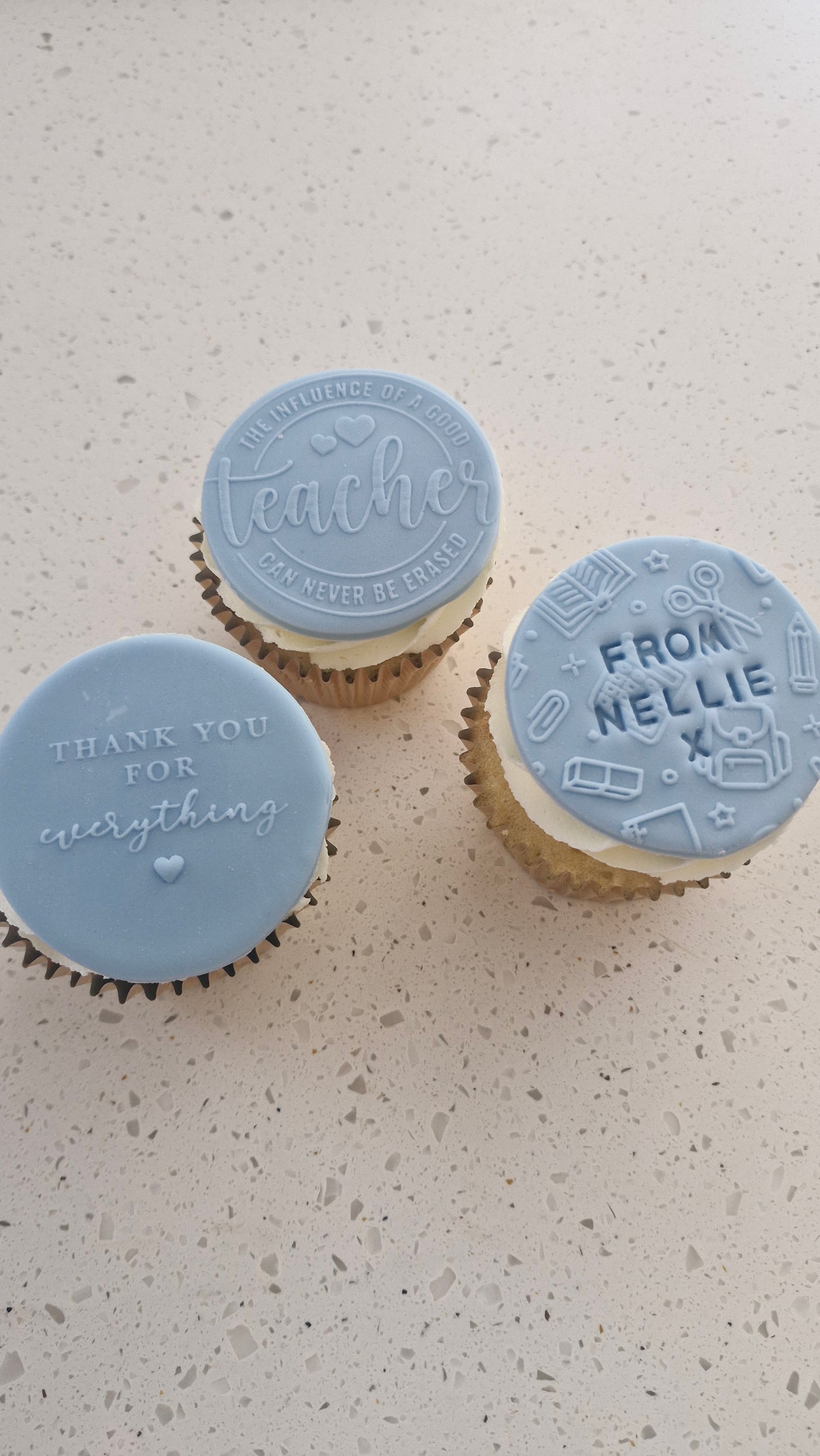 Teacher Gift Cupcakes